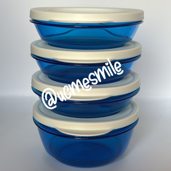 Tupperware Clear Elegant Acrylic Preludio Bowl Set - Picture 1 of 10